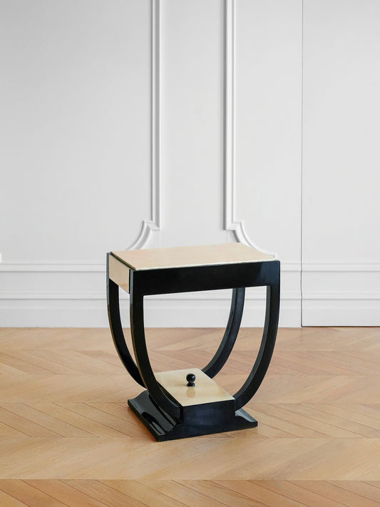 Art Deco Parchment Side Table