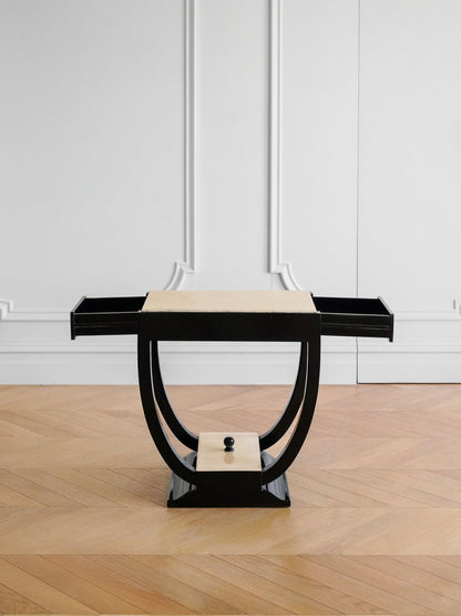 Art Deco Parchment Side Table