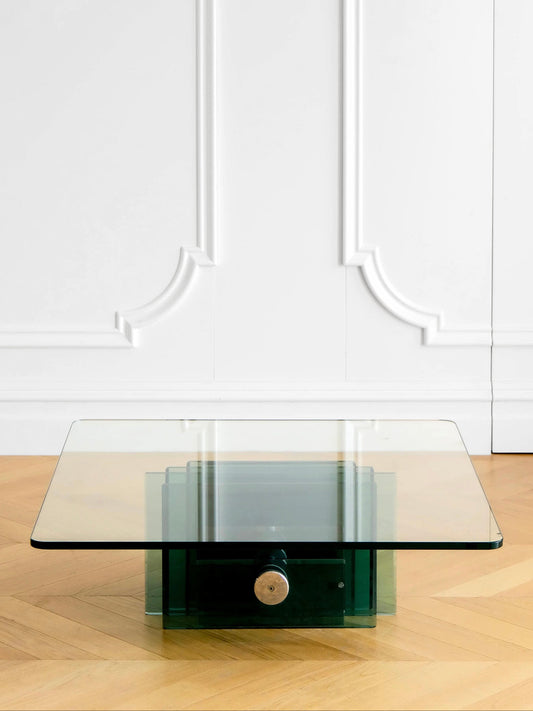 Luigi Brusotti Glass Coffee Table