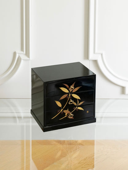 Lacquerware Small Drawer Cabinet