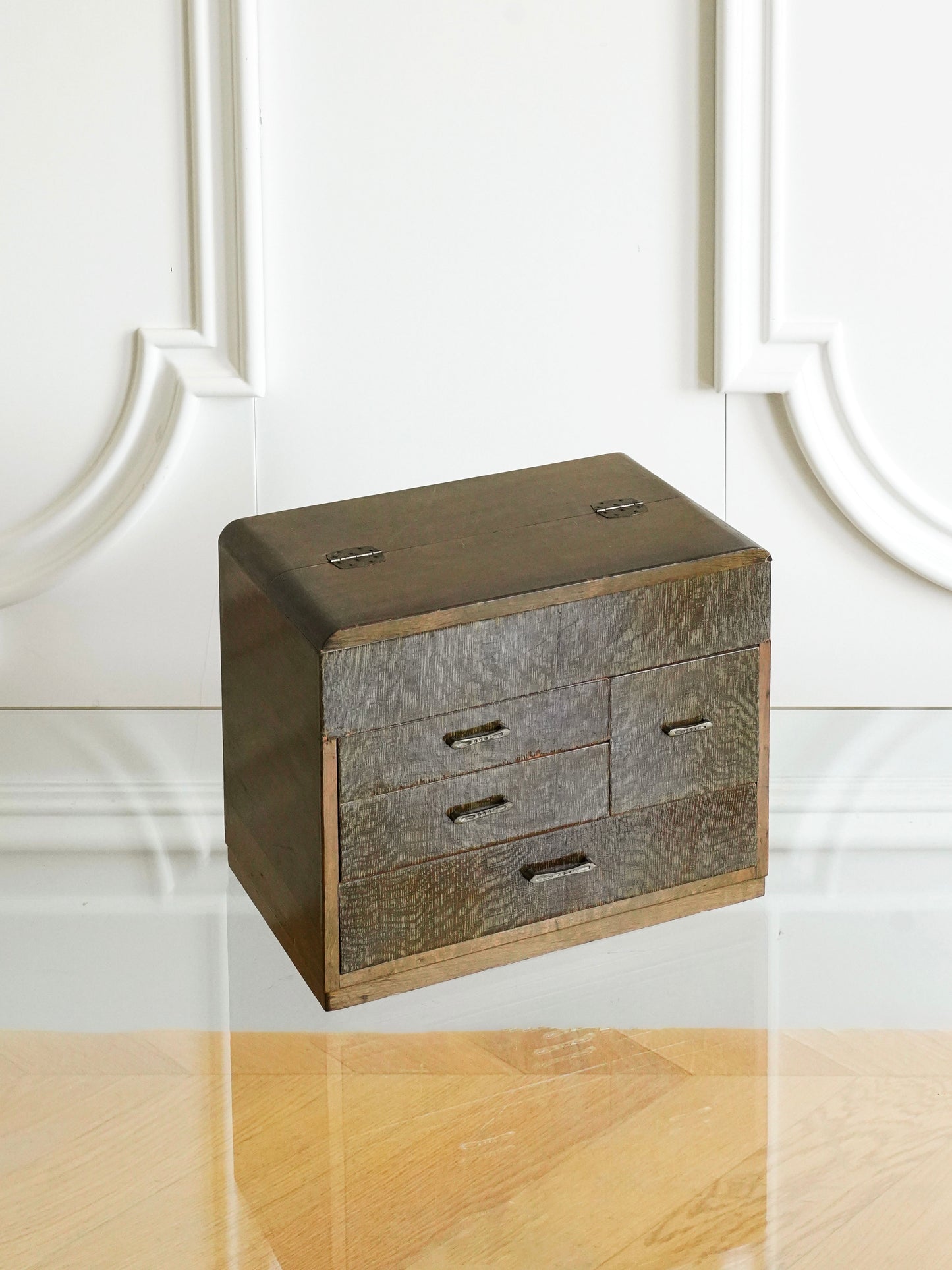 Japanese 20th Century Sewing Drawer Storage Cabinet