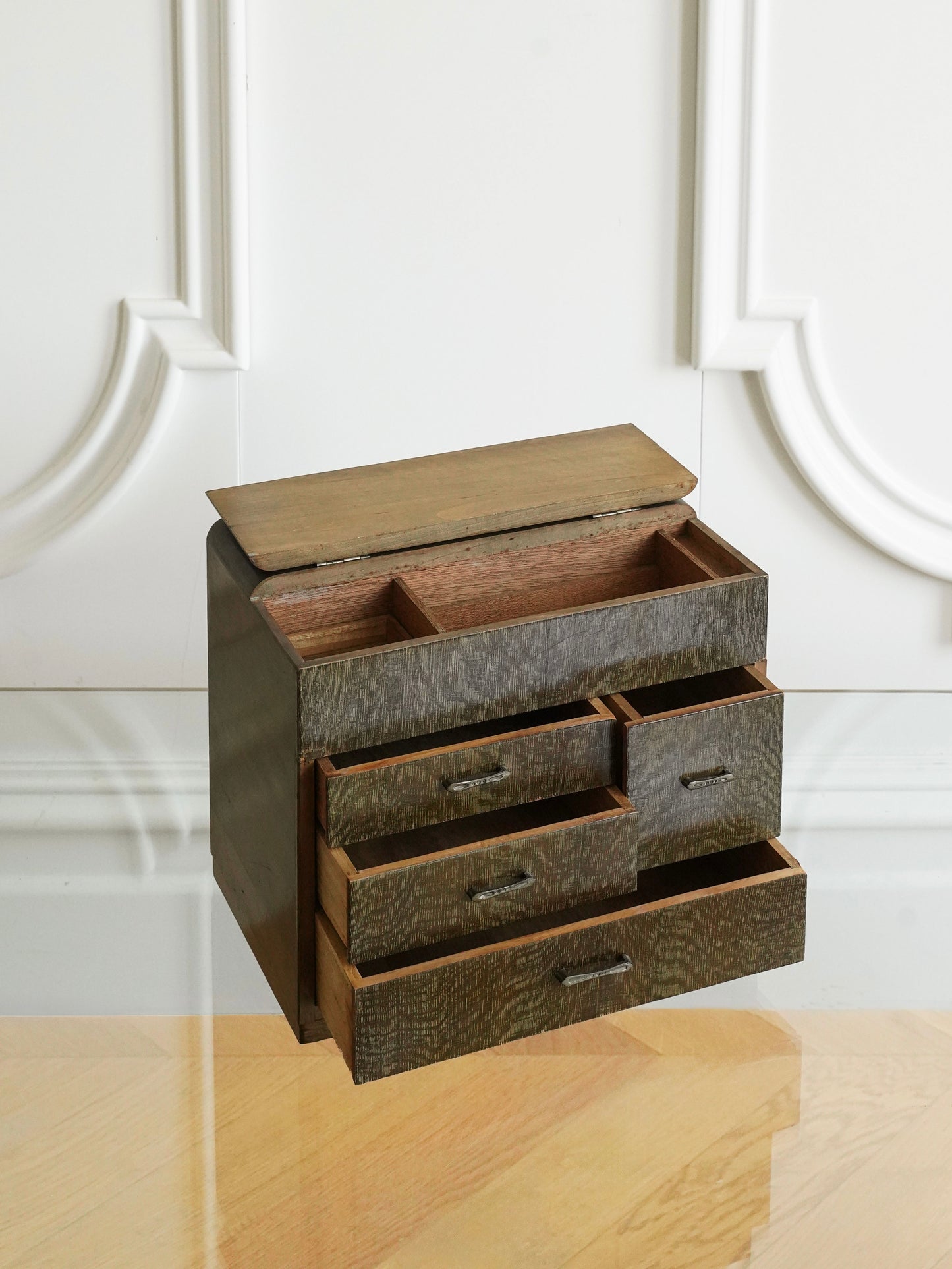 Japanese 20th Century Sewing Drawer Storage Cabinet