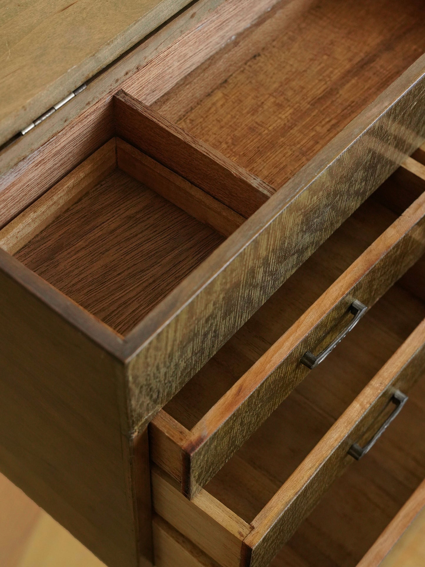 Japanese 20th Century Sewing Drawer Storage Cabinet