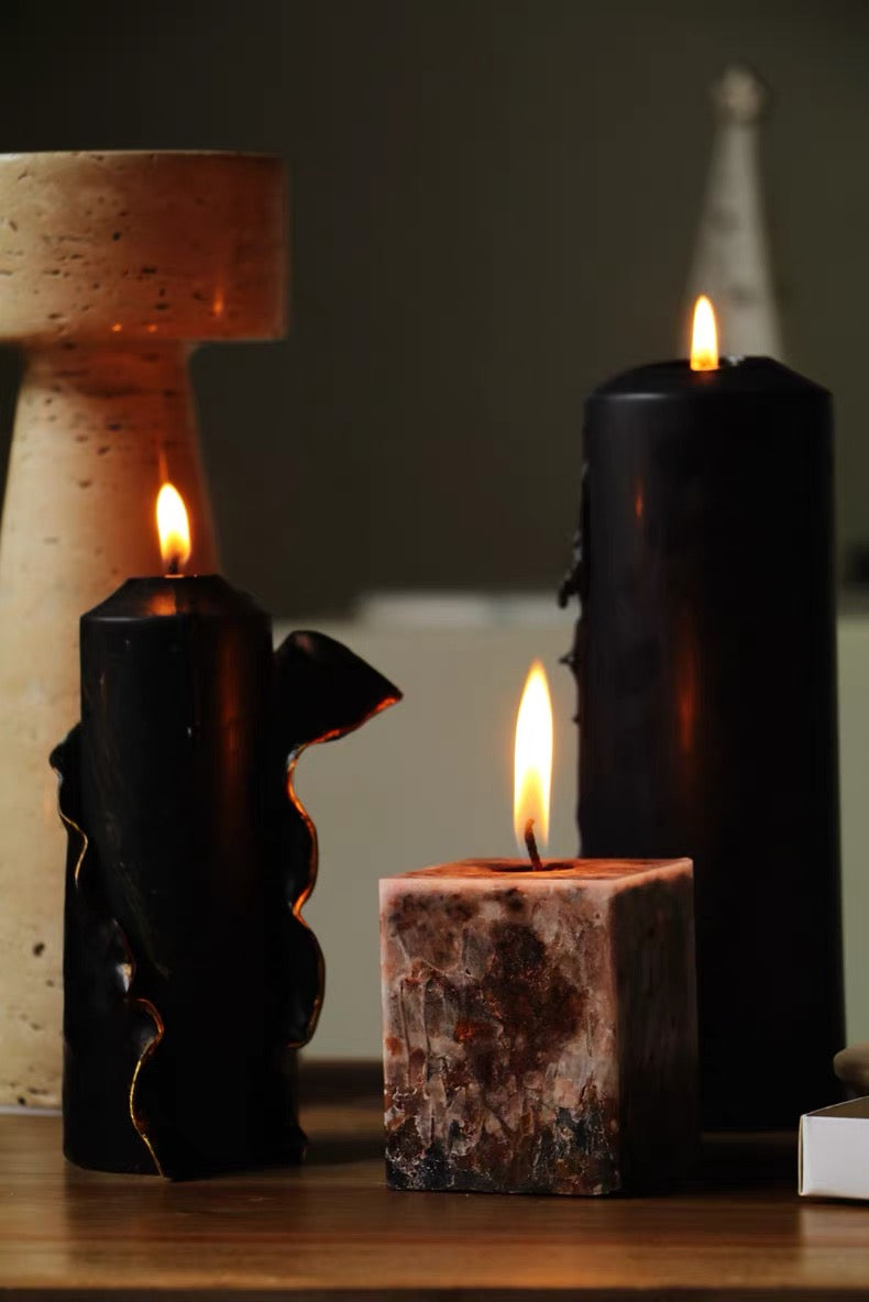 Nuit Noire Sculptural Candles