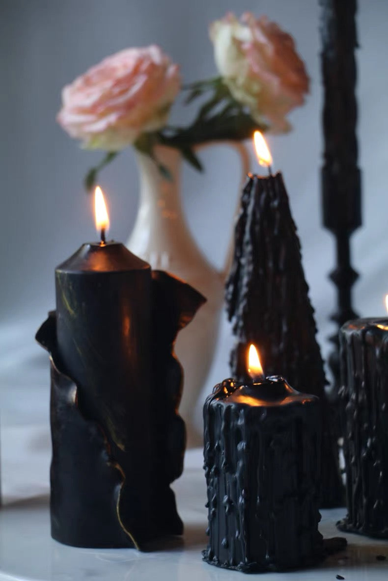 Nuit Noire Sculptural Candles