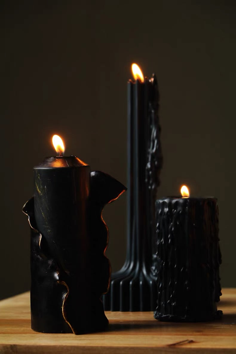 Nuit Noire Sculptural Candles