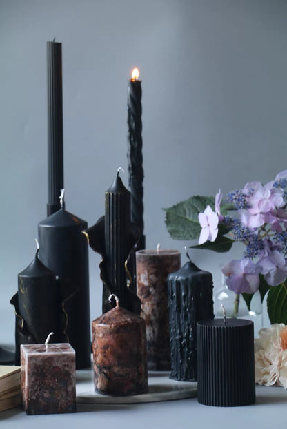 Nuit Noire Sculptural Candles
