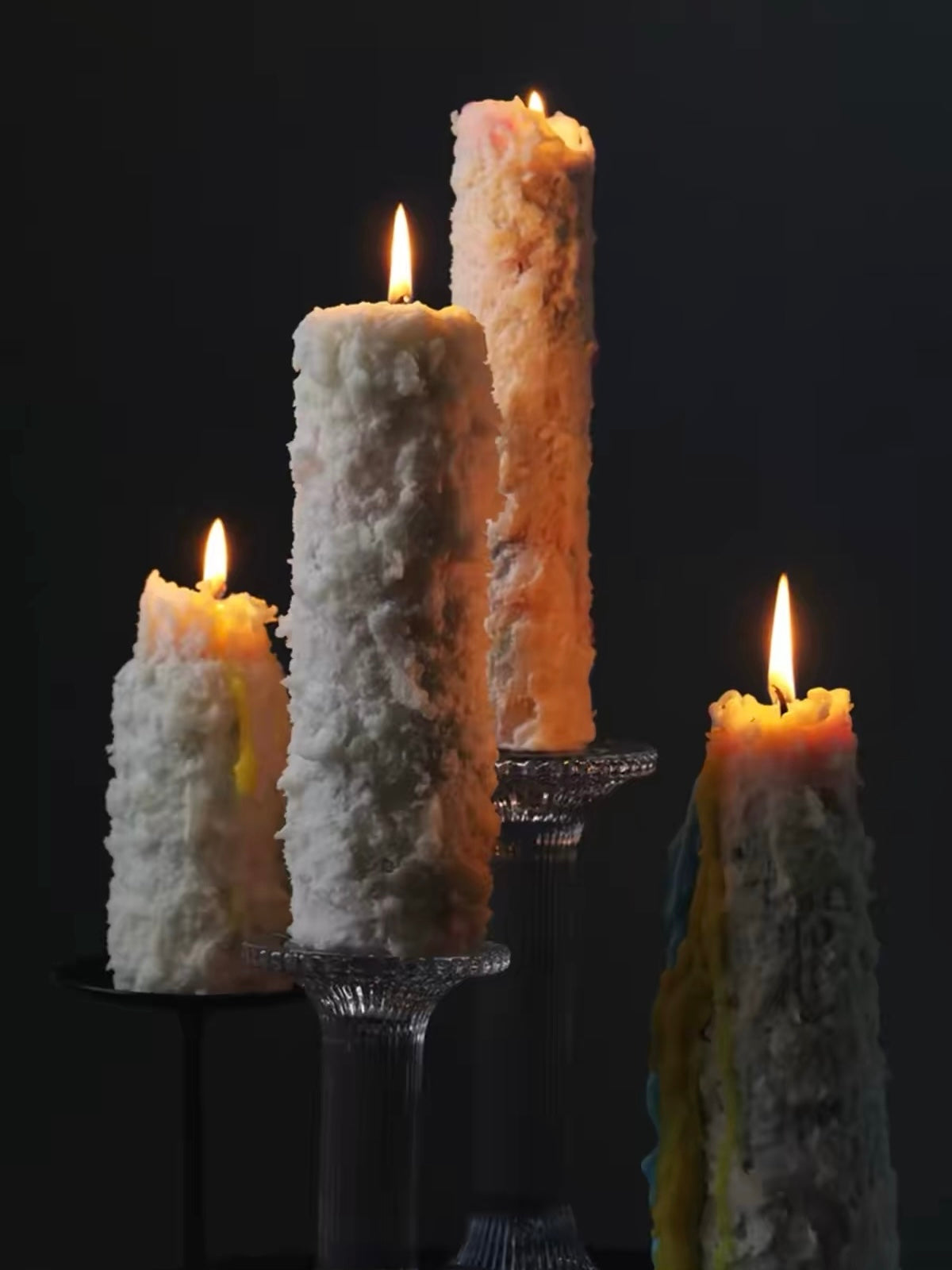 Chroma Tears Sculptural Candles