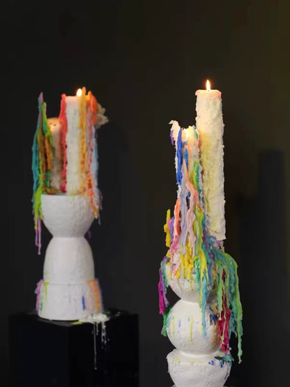 Chroma Tears Sculptural Candles