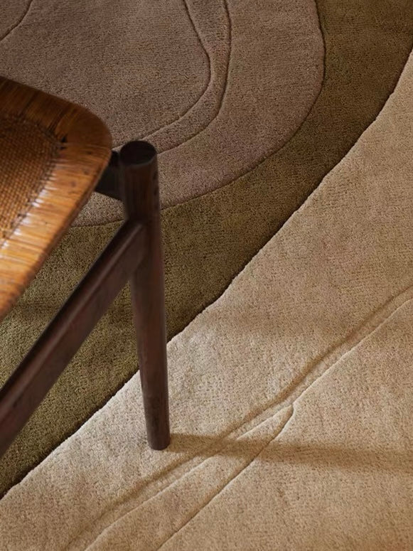 Contour Handwoven Rug – Earth Layers