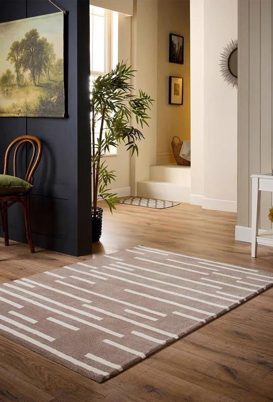 Driftline Handwoven Rug – Stone Taupe