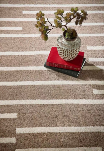 Driftline Handwoven Rug – Stone Taupe
