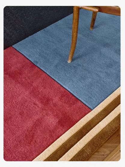 Horizon Handwoven Rug – Azure Rose