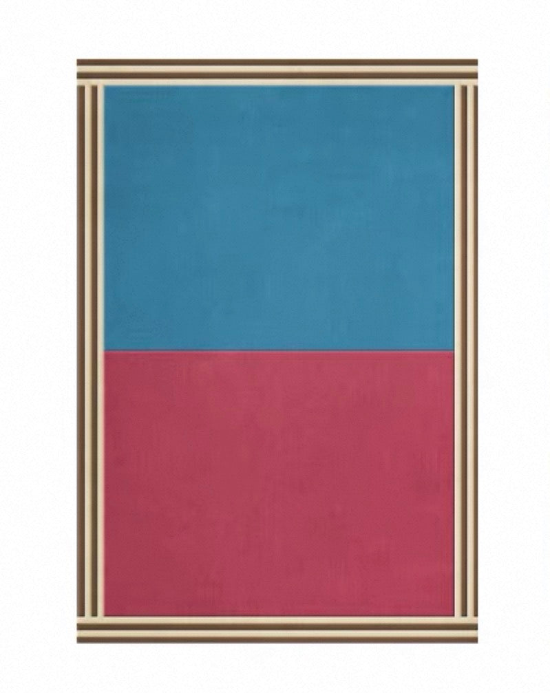 Horizon Handwoven Rug – Azure Rose