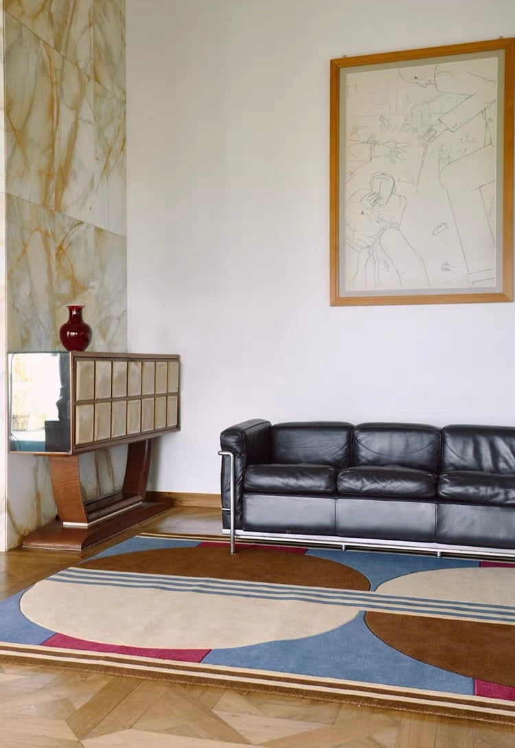 Parallax Handwoven Rug – Heritage Blue