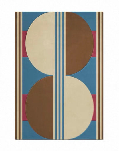 Parallax Handwoven Rug – Heritage Blue