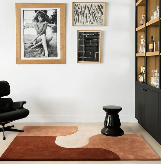Terrano Handwoven Rug – Terracotta Ivory