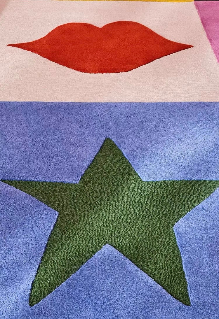 Pop Icons Handwoven Rug – Candy Pop
