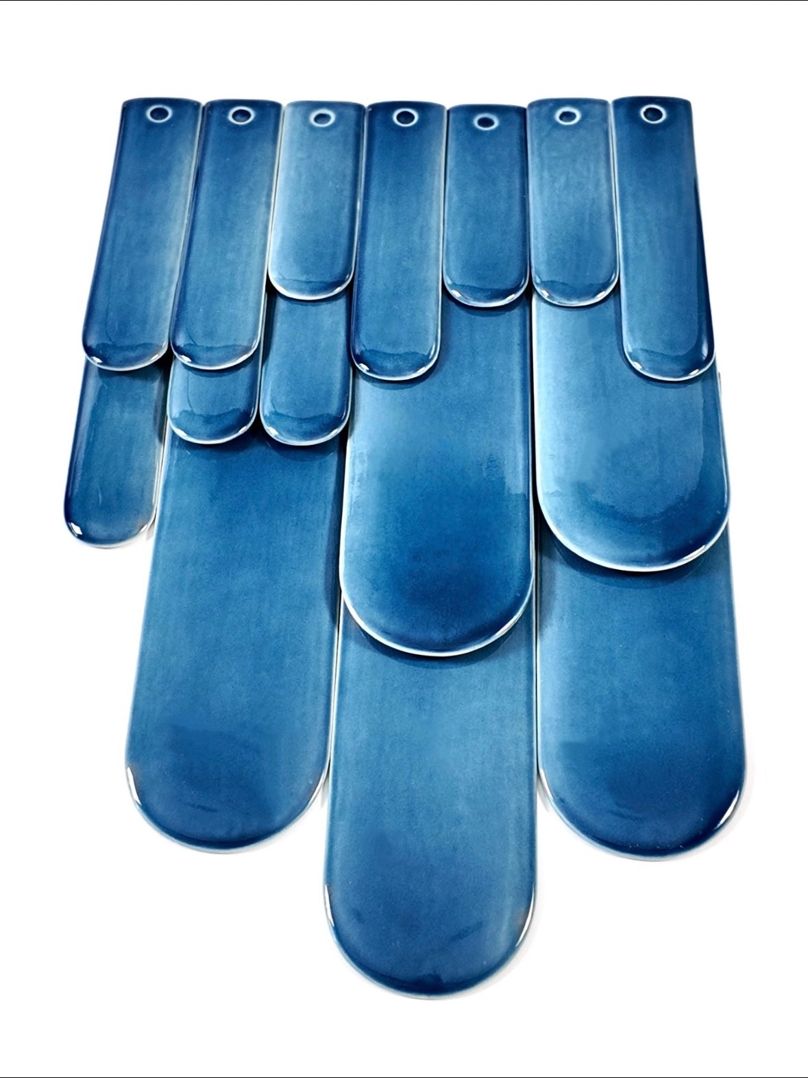 Blue Droplet Ceramic Wall Tile