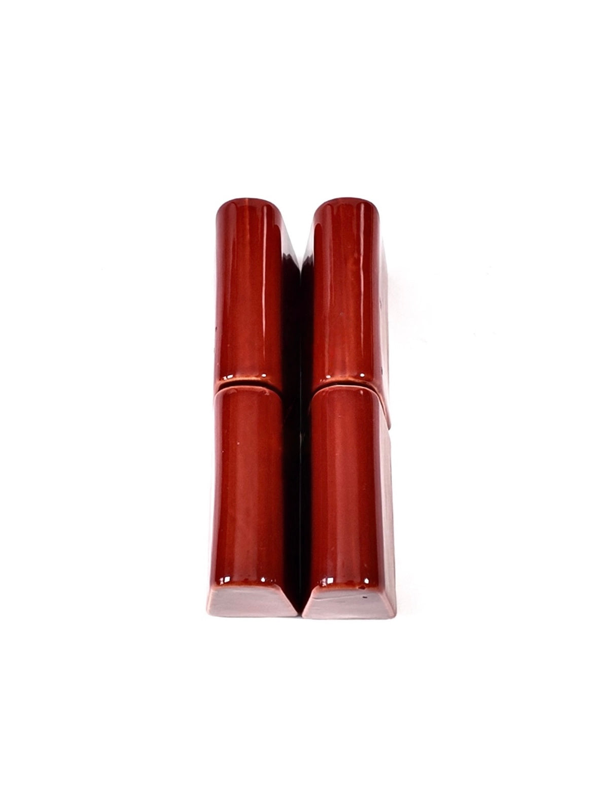 Red Glazed Curved Ceramic Tile