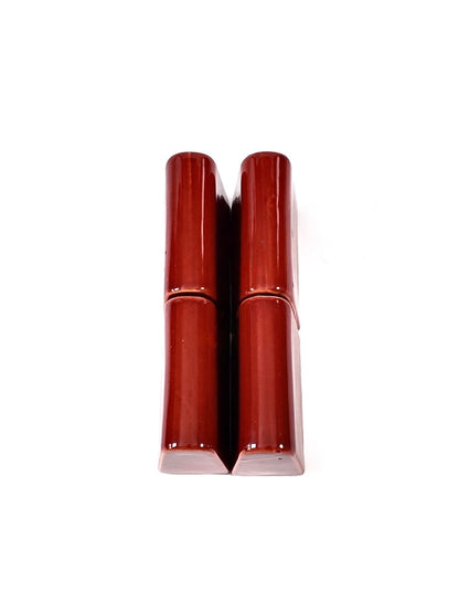 Red Glazed Curved Ceramic Tile