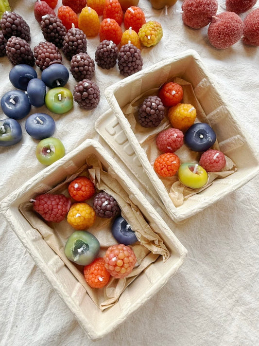 Le Marché Berry Wax Candle Set