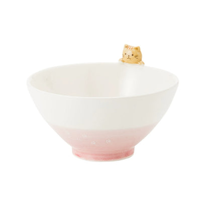 Peekaboo Kitty Ceramic Bowls