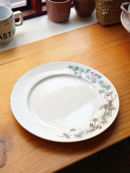 Pine Forest Wildlife Dinner Plate