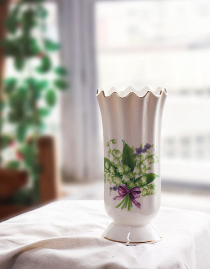 Lily of the Valley Ceramic Vase