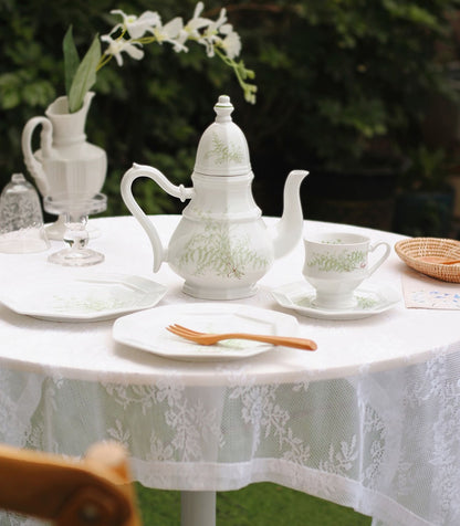Gallo 1980s Vintage Hexagonal Tea Set