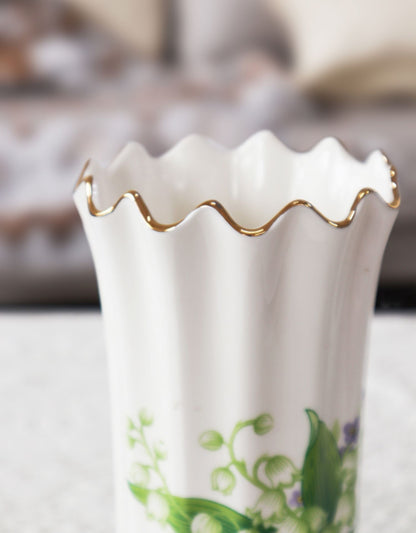 Lily of the Valley Ceramic Vase