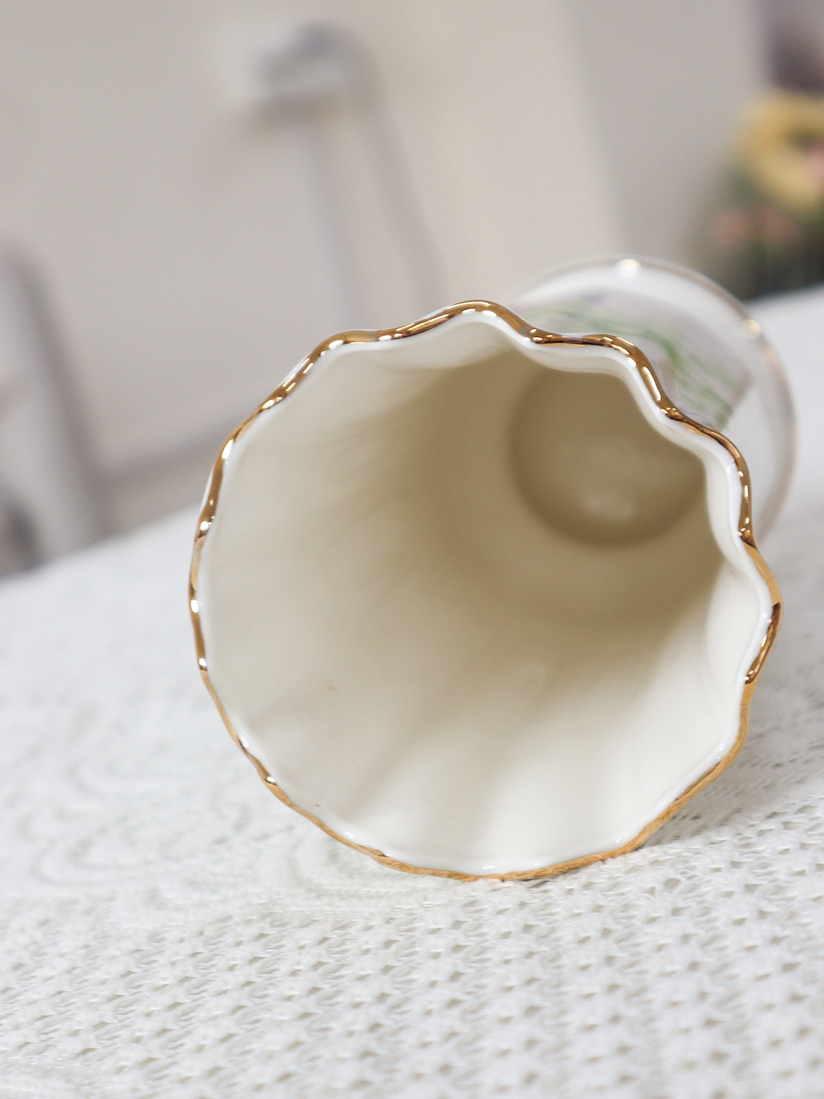 Lily of the Valley Ceramic Vase