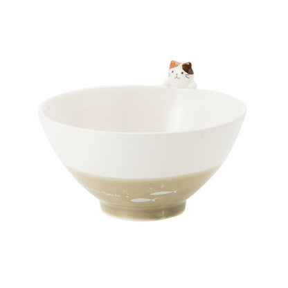 Peekaboo Kitty Ceramic Bowls