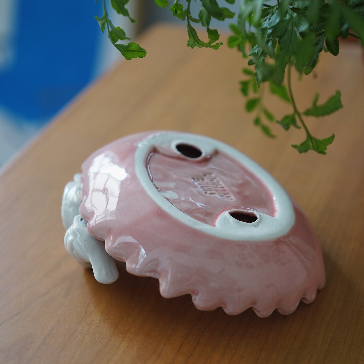 Lovebirds Blush Ceramic Tray