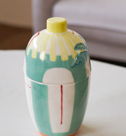 Palm Vista Ceramic Cup