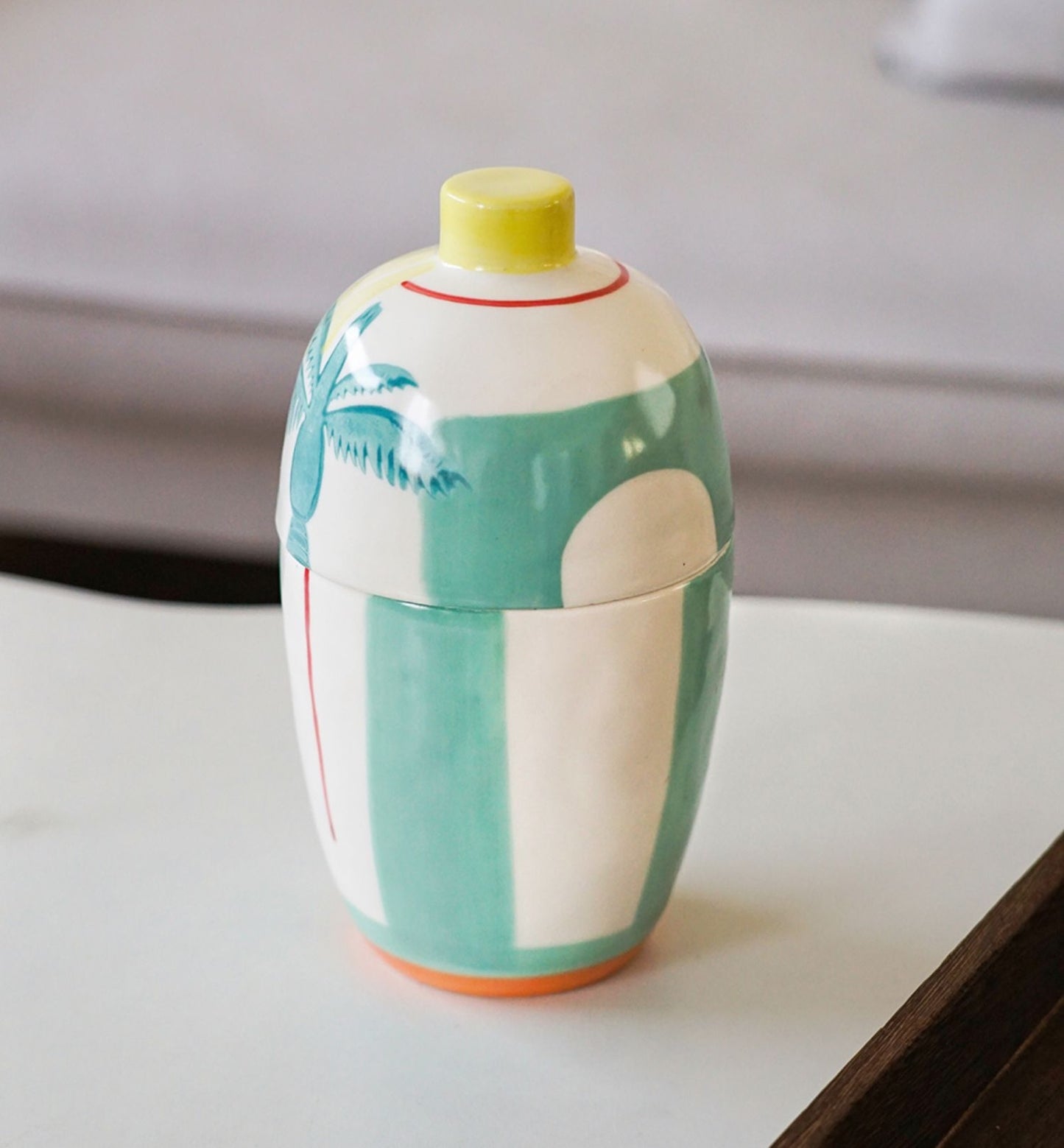 Palm Vista Ceramic Cup