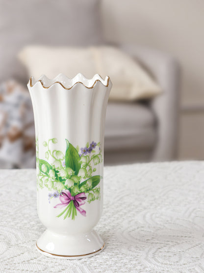 Lily of the Valley Ceramic Vase