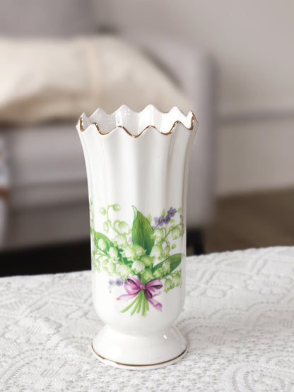 Lily of the Valley Ceramic Vase
