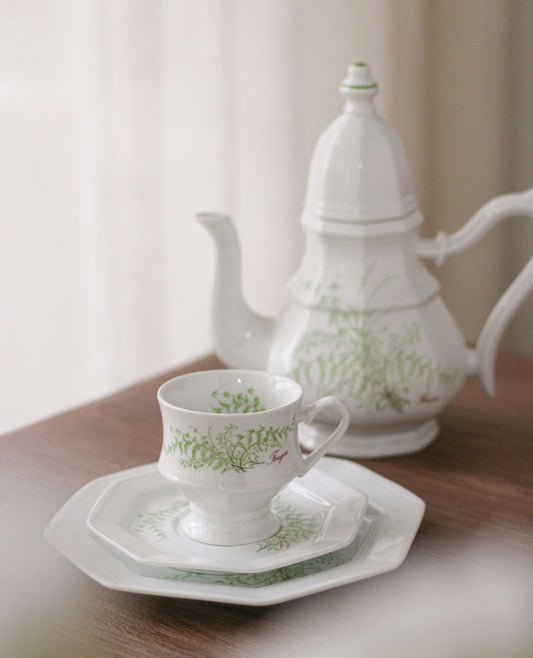 Gallo 1980s Vintage Hexagonal Tea Set