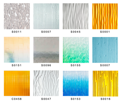 Artisanal Texture Resin Glass Collection