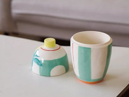 Palm Vista Ceramic Cup