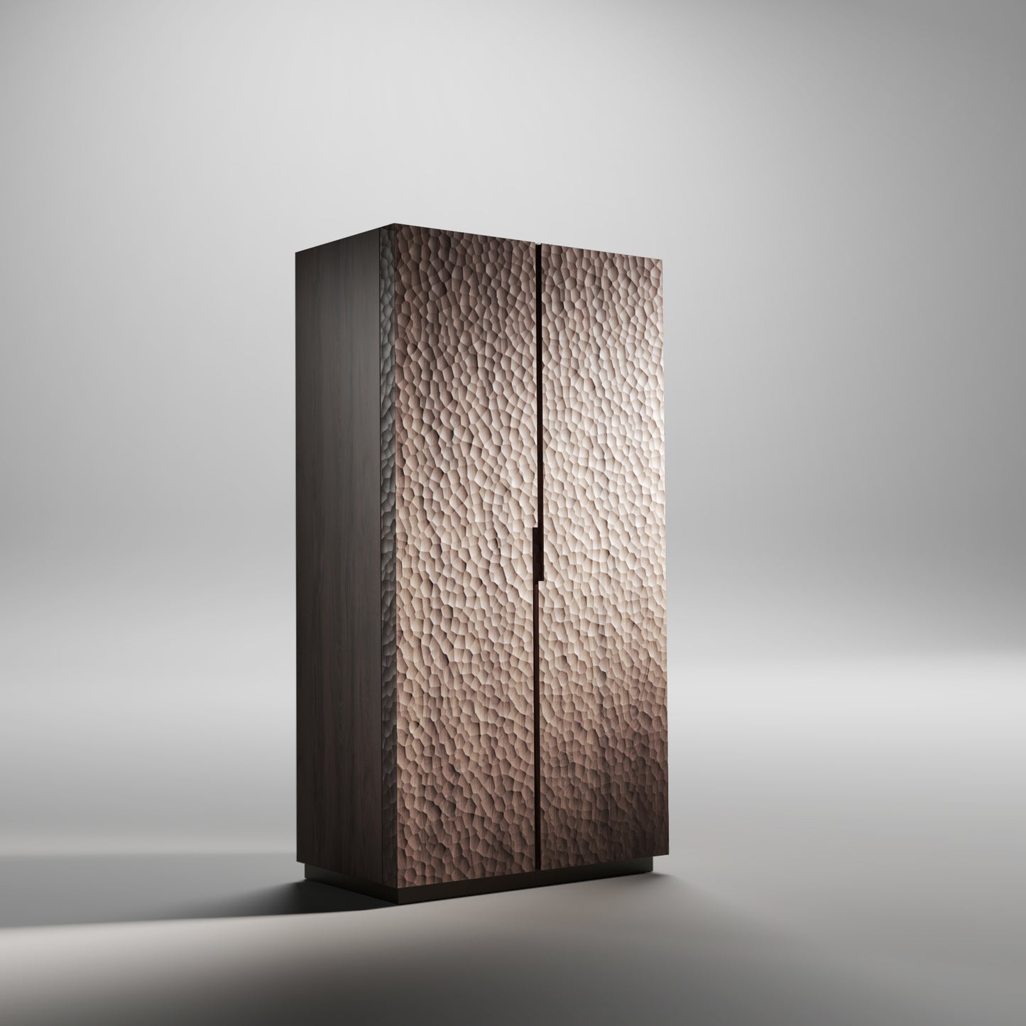 Fine Hammered Finish Solid Wood Texture Board