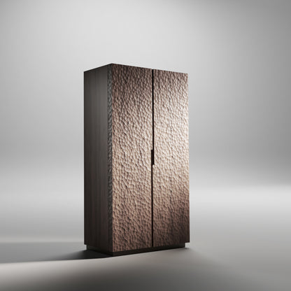 Fine Hammered Finish Solid Wood Texture Board