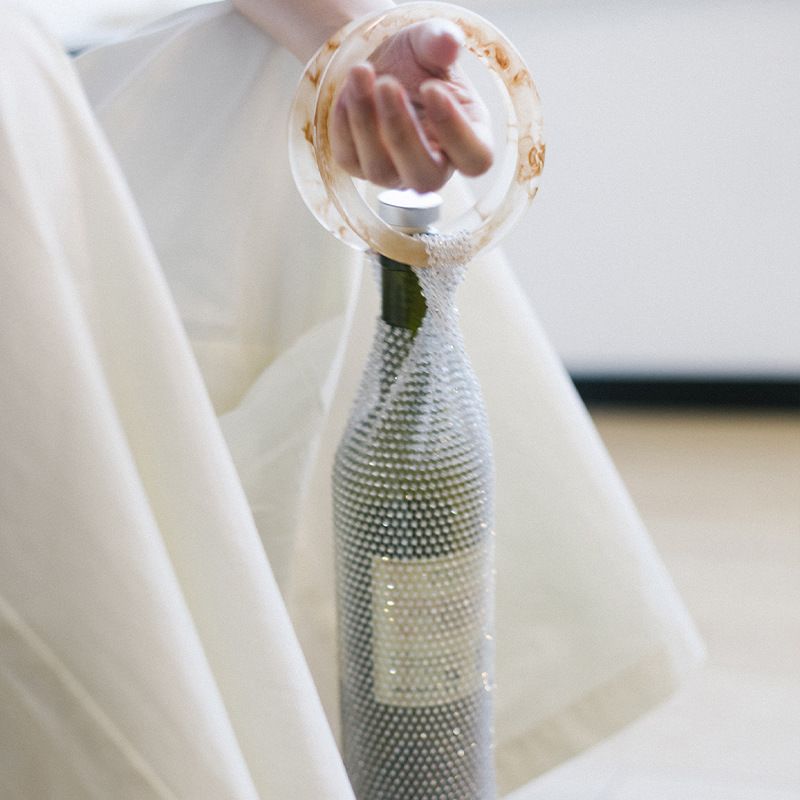 Crystal Wine Bottle Bag