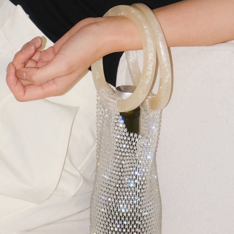 Crystal Wine Bottle Bag