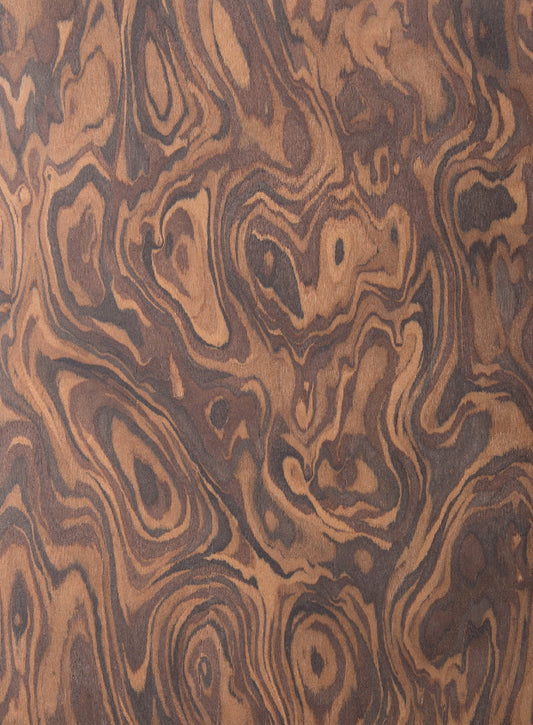 Chocolate Burl Solid Wood Texture Board