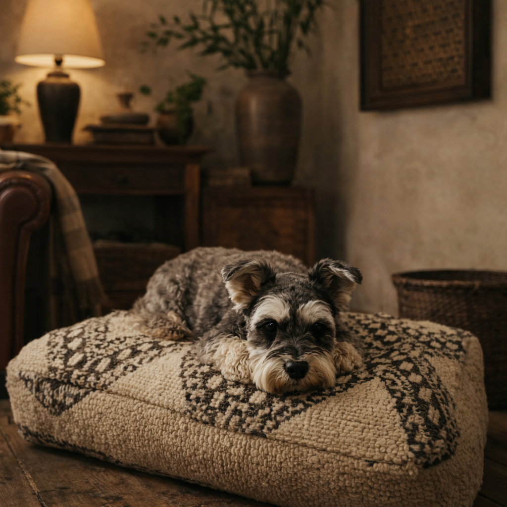 Atlas Vintage Moroccan Wool Dog Bed