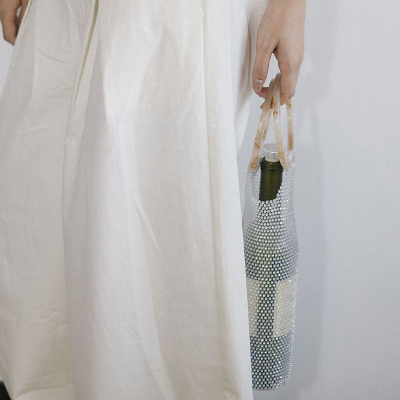 Crystal Wine Bottle Bag
