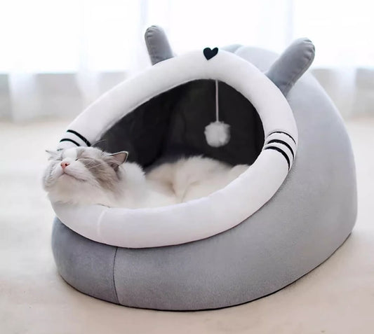 Cozy Crystal Fleece Pet Cave