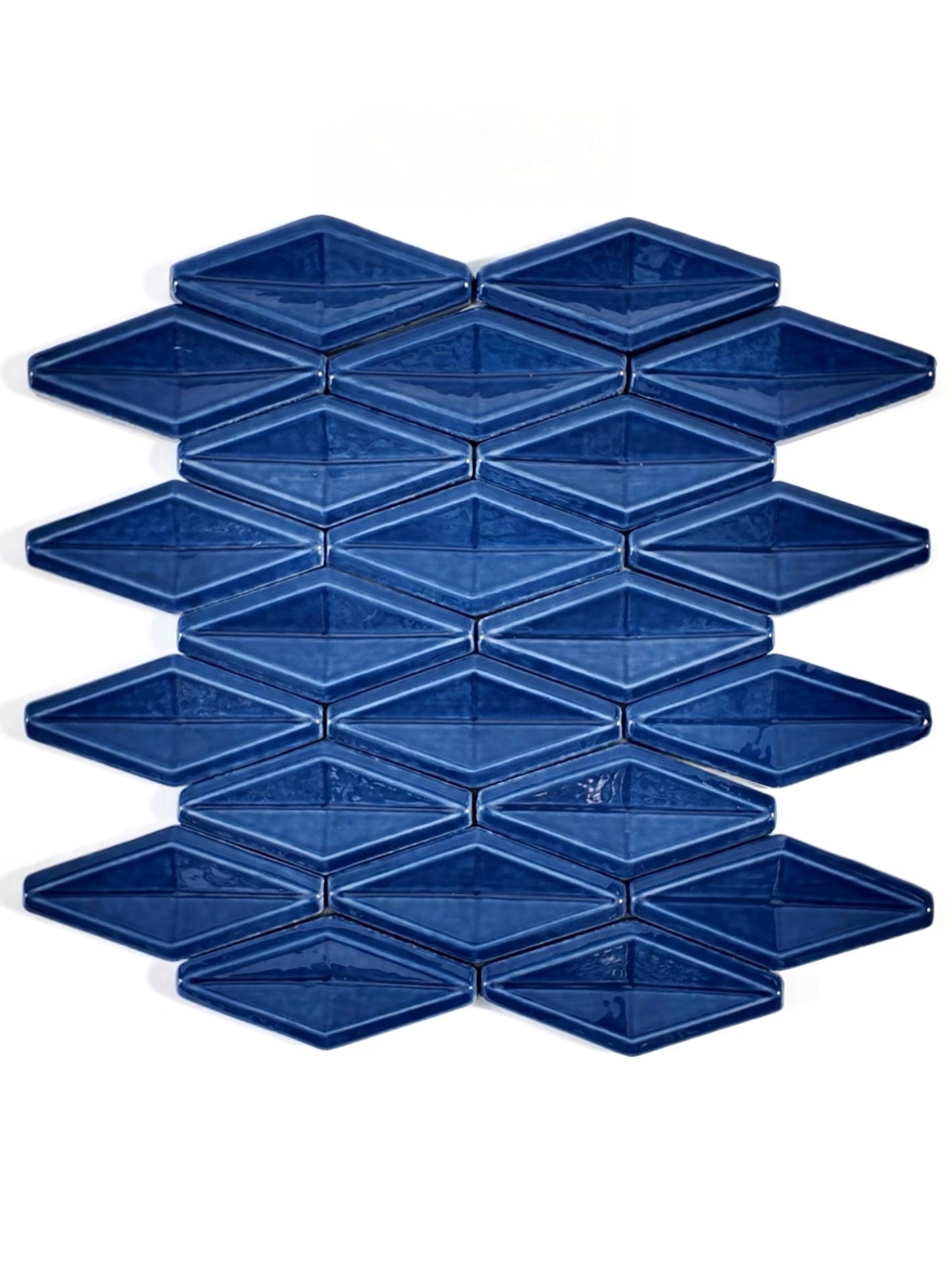 Cobalt Diamond Relief Tile